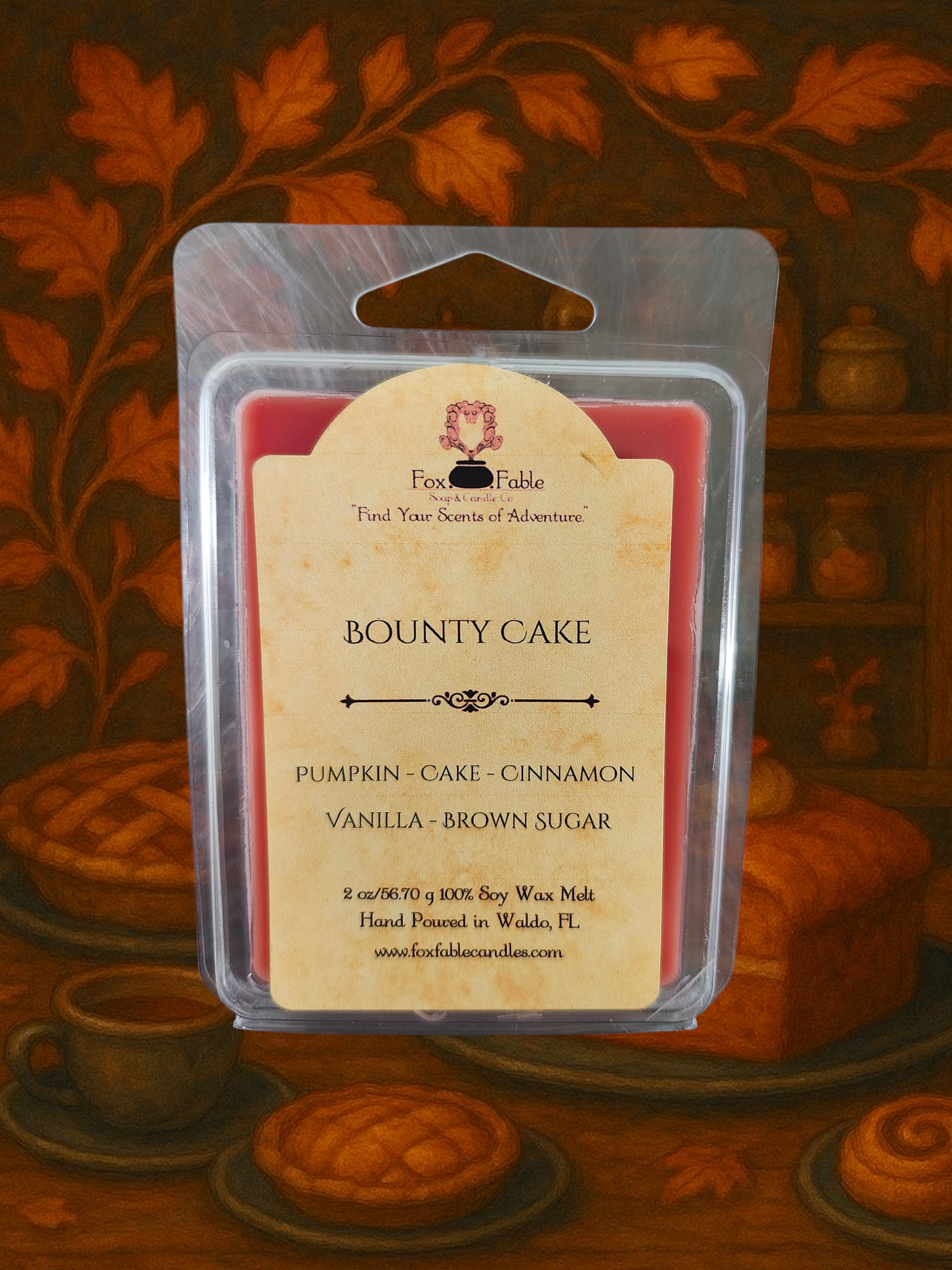 Bounty Cake - 2.5oz Soy Wax Melt