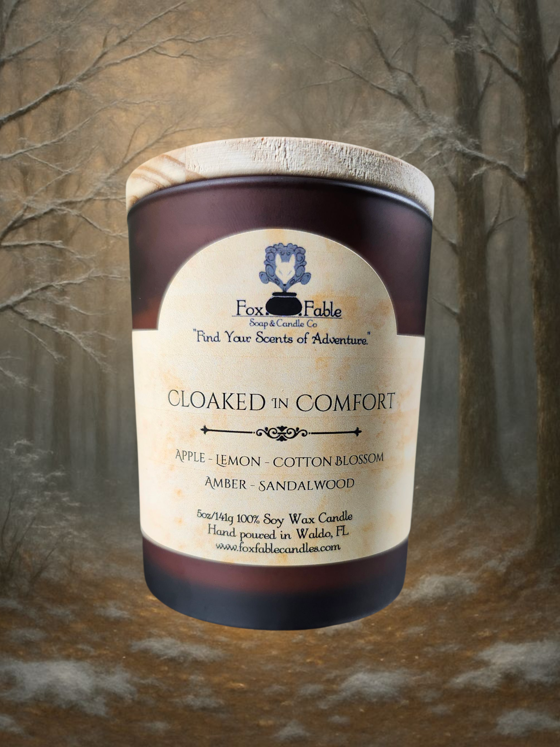 Cloaked in Comfort - 5oz Soy Wax Candle