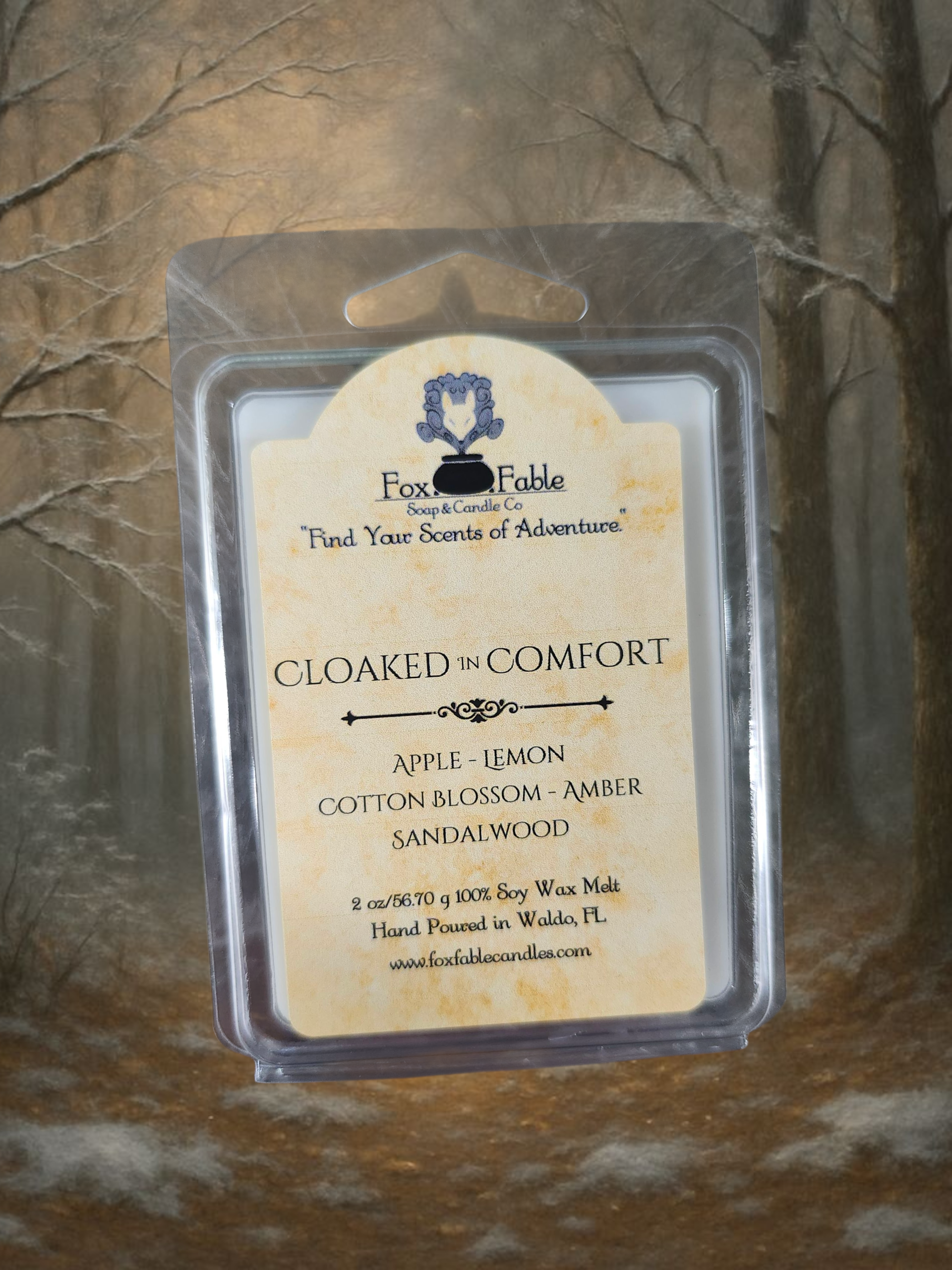 Cloaked in Comfort - 2.5oz Soy Wax Melt