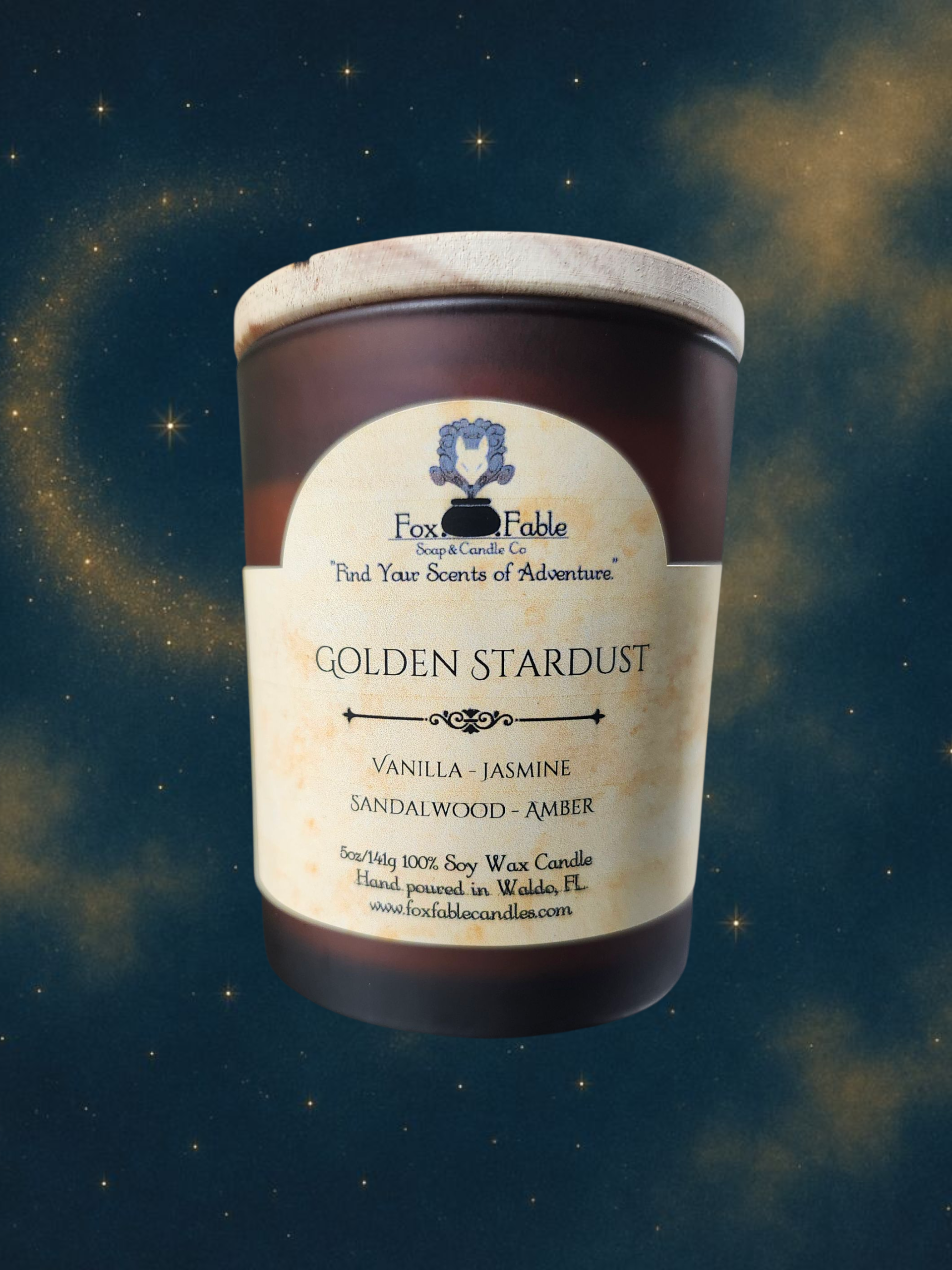 Golden Stardust - 5oz Soy Wax Candle