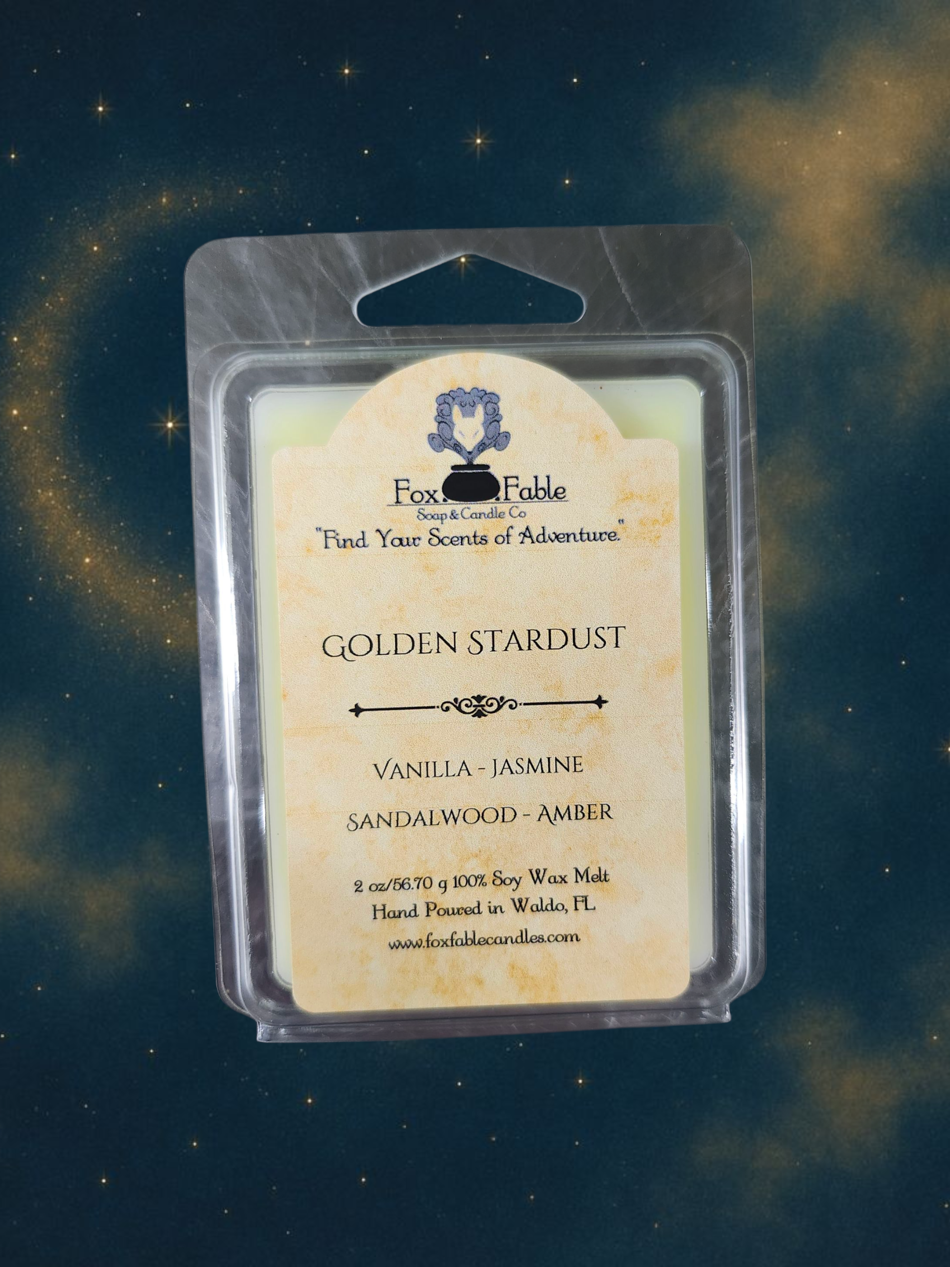 Golden Stardust - 2.5oz Soy Wax Melt