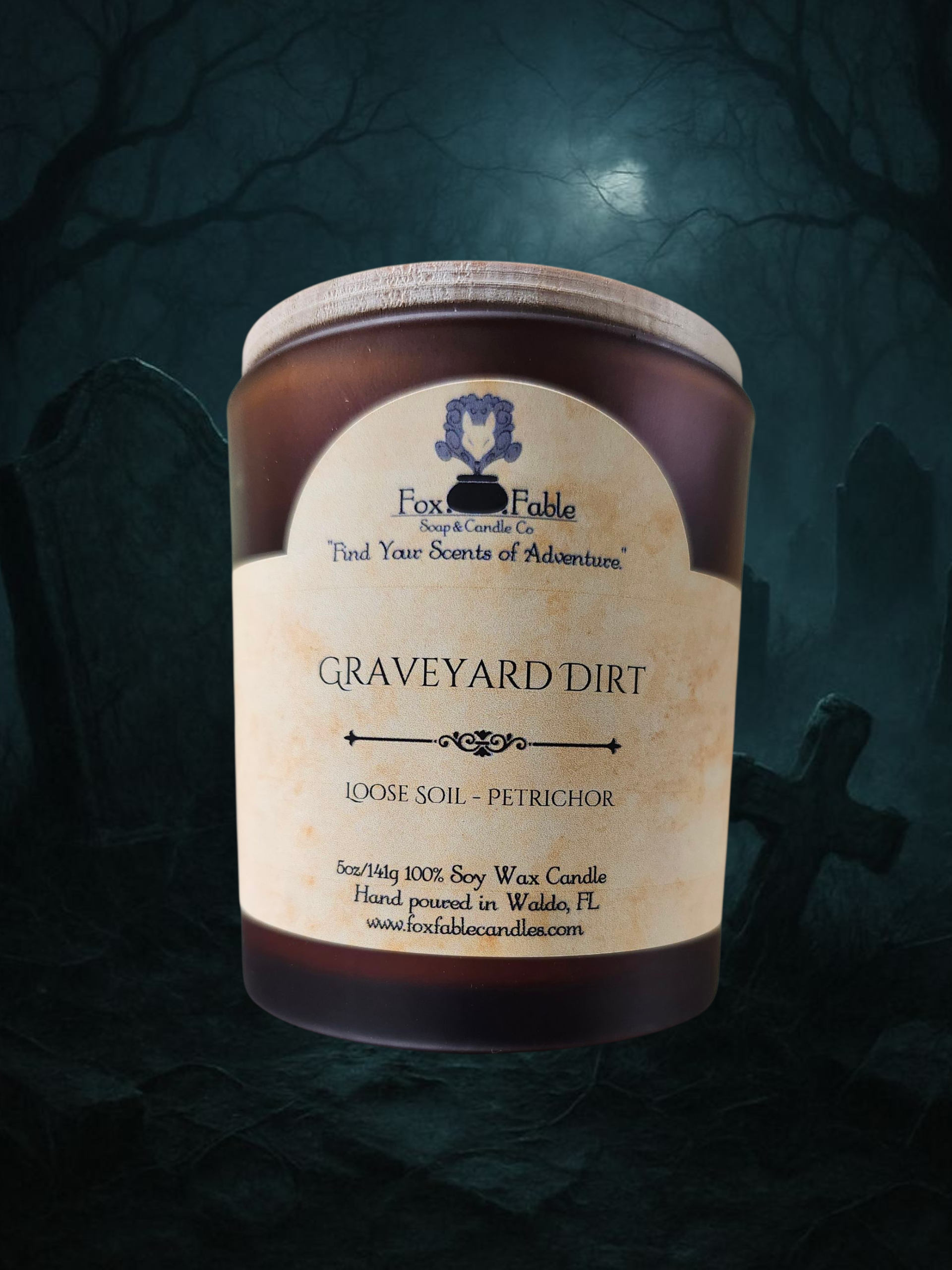 Graveyard Dirt - 5oz Soy Wax Candle