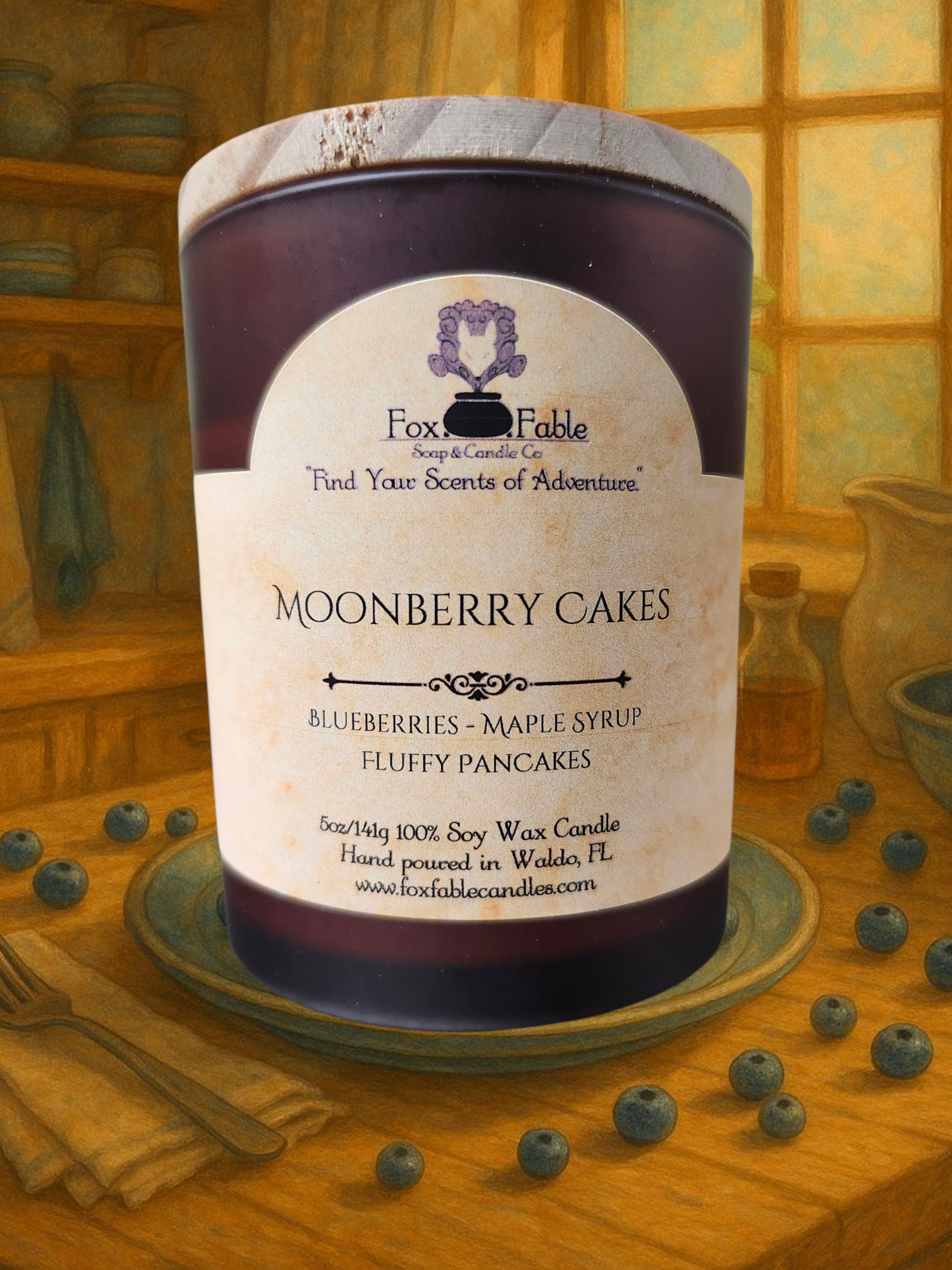 Moonberry Cakes - 5oz Soy Wax Candle