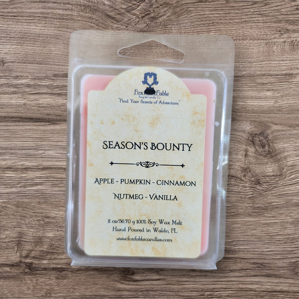 Season's Bounty - 2.5oz Soy Wax Melt