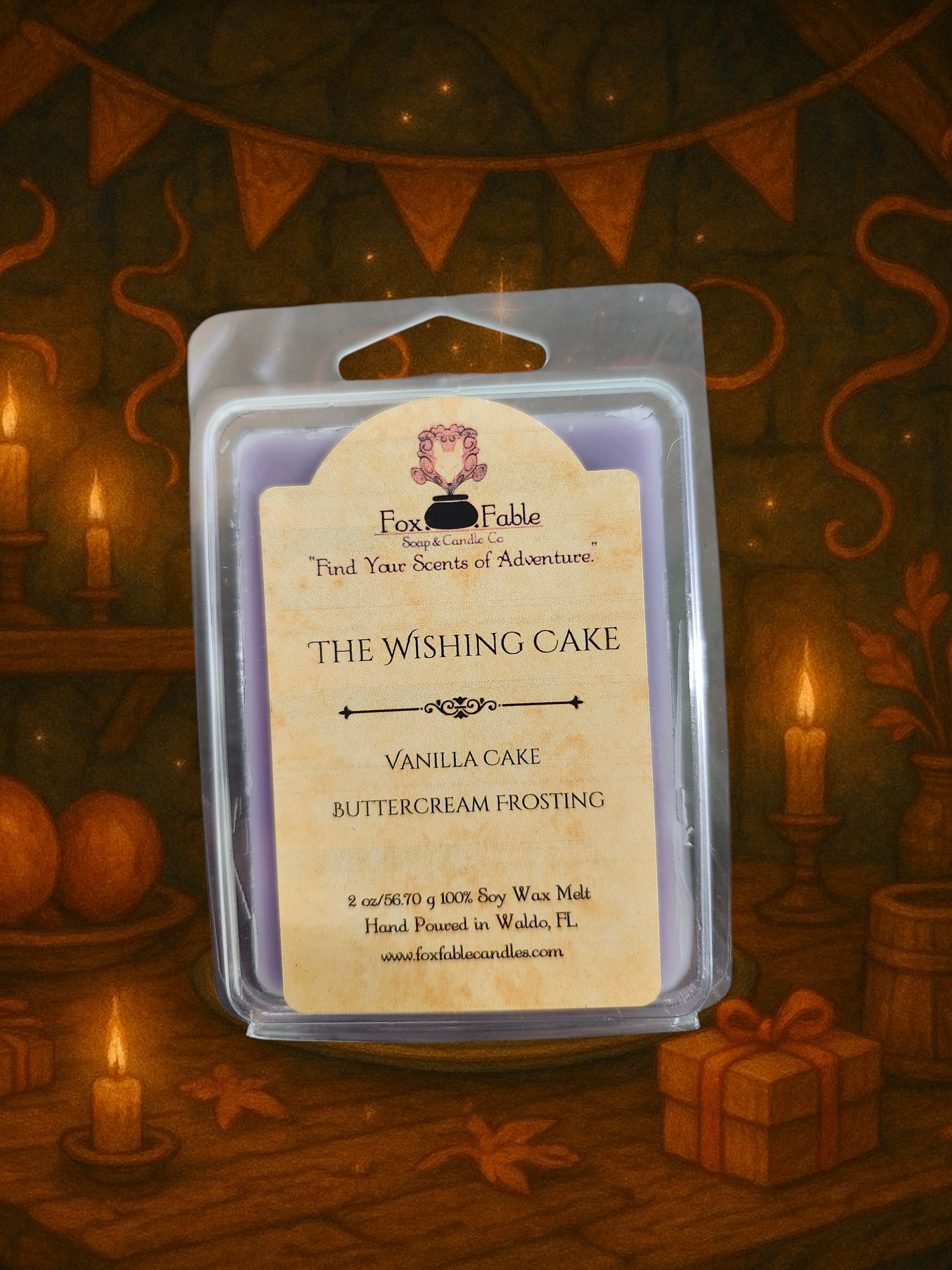 The Wishing Cake - 2.5oz Soy Wax Melt